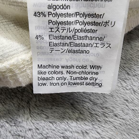 Madewell Texture & Thread Top Womens L Cream Ivory Wrap Tie Front Tank Stretch - Picture 5 of 9